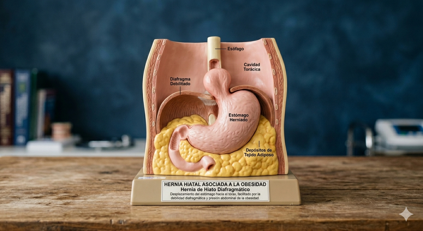 HERNIA HIATAL Y DE PARED ABDOMINAL ASOCIADA A LA OBESIDAD